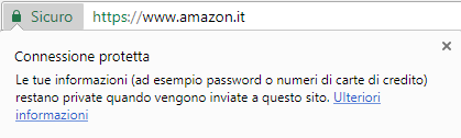 connessione sicura https